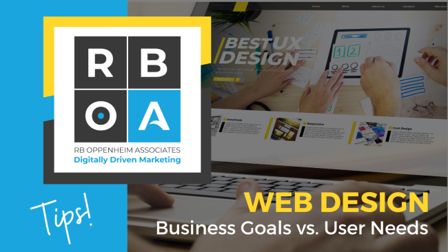 Web design: Business Goals vs. User needs