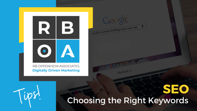 August 26 – SEO SEO Tips - Search Engine Optimization: Choosing the Right Keywords