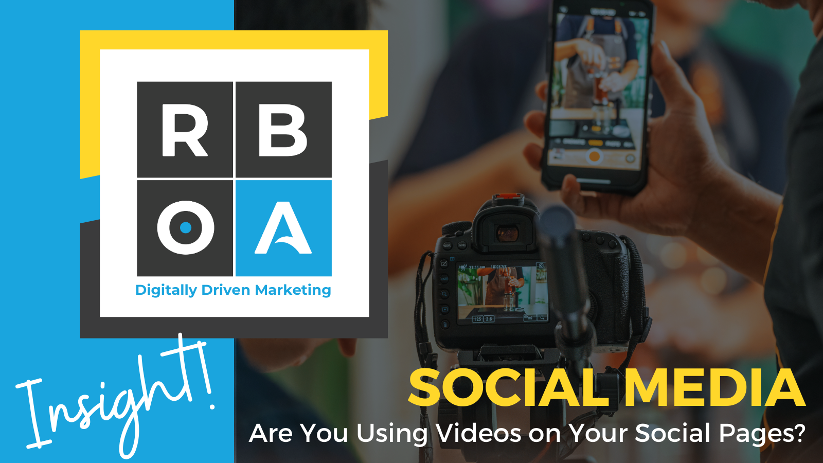 Social Media Insight: Are you using videos on your social media pages