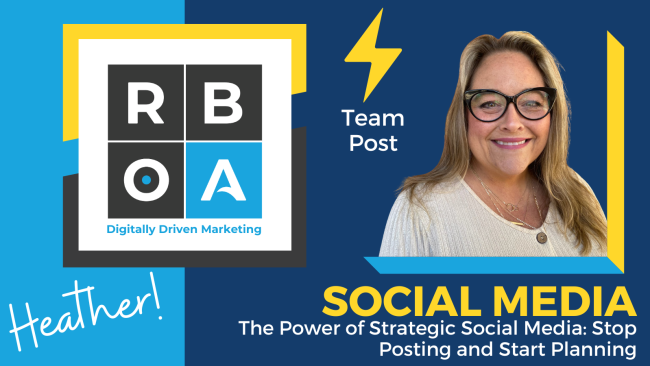 The power of strategic social media: stop posting and start planning