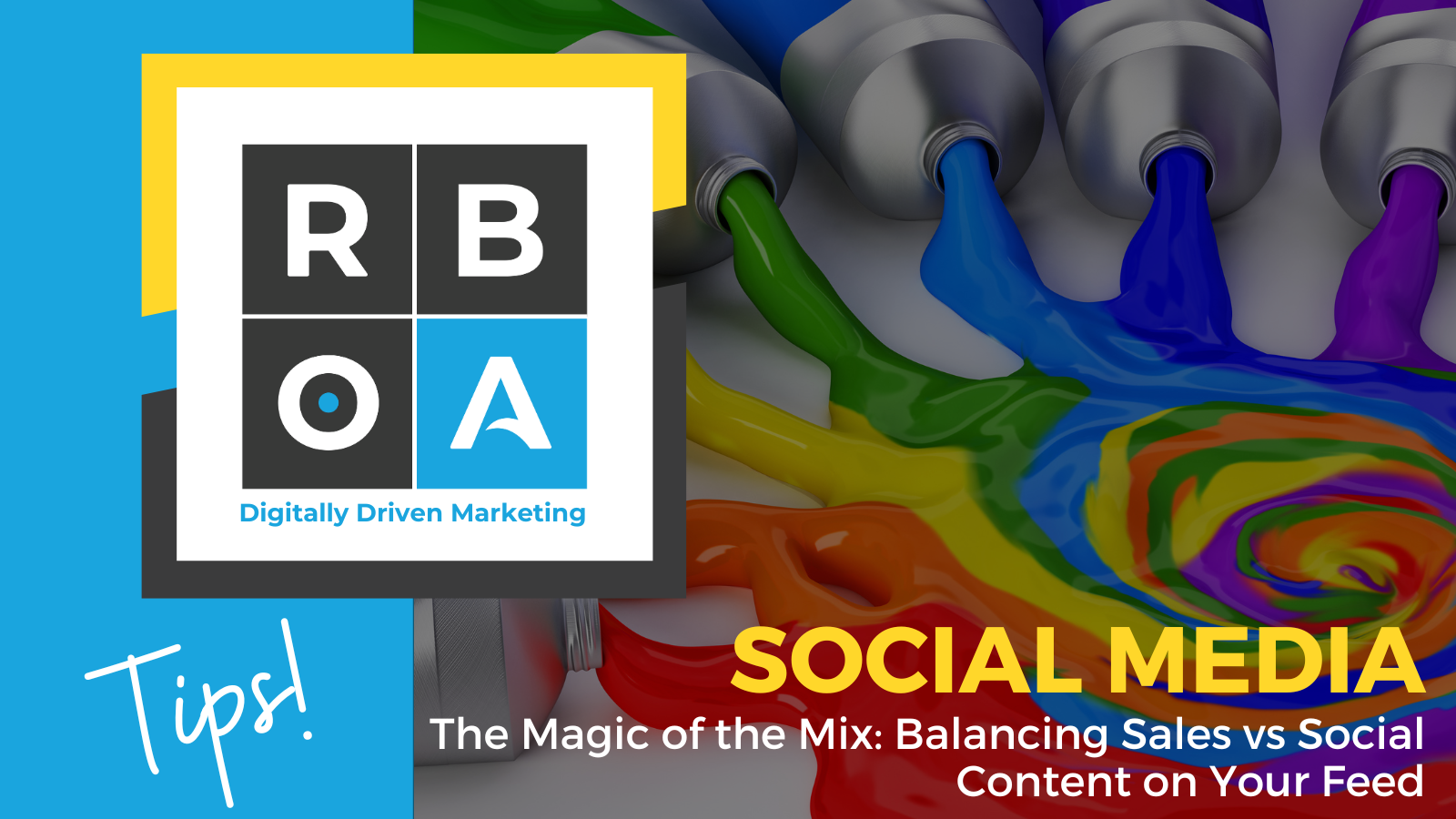 Social Media Tips: The magic of the mix: balancing sales vs social content on your feed