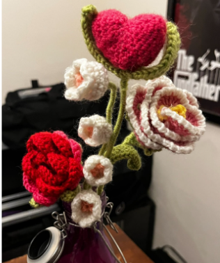 Katie Milordis crochet flowers