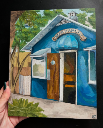 AnnaGrace Brackin structure painting