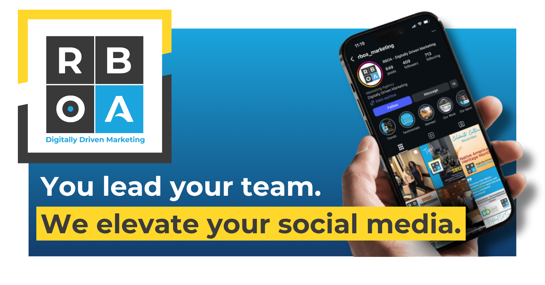 We help elevate your social media with Social Media Marketing