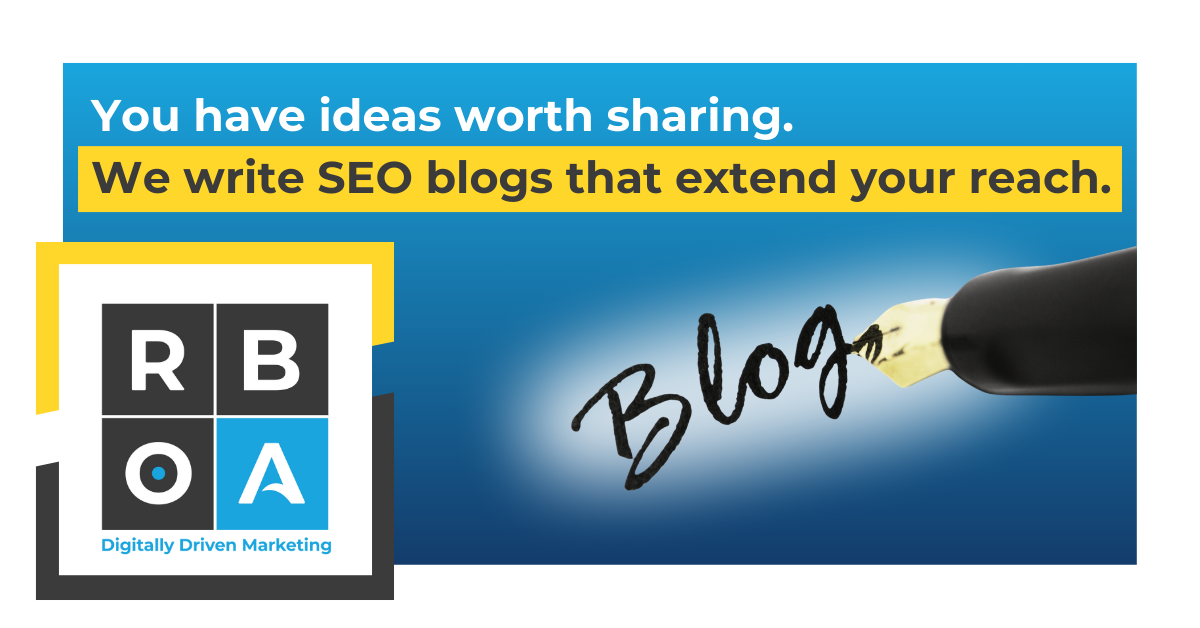 You have ideas worth sharing. We write SEO blogs that extend your reach.